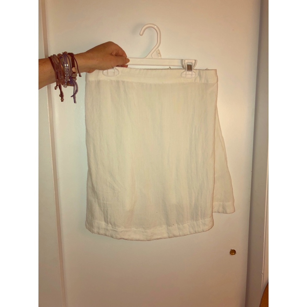 White skirt